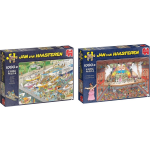 Jumbo Jan Van Haasteren Puzzelbundel - 2 Stuks - De Sluizen 1000 Stukjes & Eurovisie Songfestival 1000 Stukjes