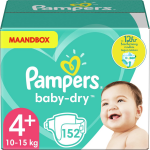 Pampers Baby Dry Luiers - Maat 4+ - 152 Stuks