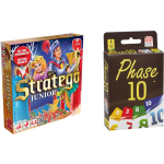 Hasbro Spellenbundel - Bordspel - 2 Stuks - Stratego Junior & Phase 10