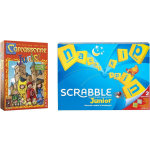 Mattel Spellenbundel - Bordspel - 2 Stuks - Carcassonne Junior & Scrabble Junior