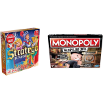Hasbro Spellenbundel - Bordspel - 2 Stuks - Stratego Junior & Monopoly Valsspelereditie