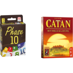 999Games Spellenbundel - Kaartspel - 2 Stuks - Phase 10 & Catan: Het Snelle Kaartspel