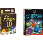 999Games Spellenbundel - Kaartspel - 2 Stuks - Phase 10 & Clever