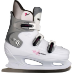 Nijdam Kunstschaatsen Hardboot Dames/ Zilver Maat 36 - Wit