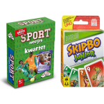 999Games Spellenbundel - Bordspel - 2 Stuks - Kwartet Sport Weetjes & Skip-bo Junior
