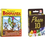 999Games Spellenbundel - Kaartspellen - 2 Stuks - Boonanza & Phase 10