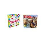 Hasbro Spellenset - Bordspel - 2 Stuks - Twister & Risk Junior