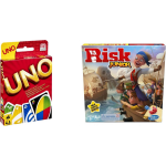 Hasbro Spellenset - Bordspel - 2 Stuks - Uno & Risk Junior