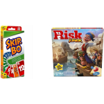 Hasbro Spellenset - Bordspel - 2 Stuks - Skip-bo & Risk Junior