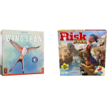 Hasbro Spellenset - Bordspel - 2 Stuks - Wingspan & Risk Junior