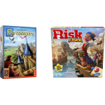 Hasbro Spellenset - Bordspel - 2 Stuks - Carcassonne & Risk Junior
