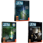 999Games Bordspellen - Exit - De Verlaten Hut & Het Vergeten Eiland & Het Verschrikkelijke Spookhuis