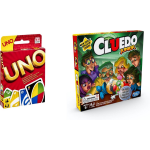 Hasbro Spellenset - Bordspel - 2 Stuks - Uno & Cluedo Junior