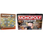 Spellenbundel - Bordspel - 2 Stuks - Patchwork & Monopoly Valsspelerseditie