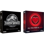 Spellenset - 2 Stuks - Jurassic World The Boardgame & All You Need Is Love Bordspel