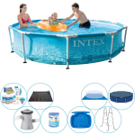 Intex Metal Frame Rond Strandzijde 305x76 Cm - Zwembad Super Deal - Blauw