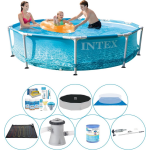 Intex Metal Frame Rond Strandzijde 305x76 Cm - Zwembad Super Set - Blauw