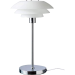 Dyberg Larsen Tafellamp Dl31 Opal Led 50 Cm E27 Staal 25w - Blanco