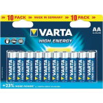 Varta Pack Van 10 Aa-alkalinebatterijen (Lr06) 1,5v