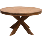 Livingfurn - Eettafel - Dk Beek Round 130 Cm - Bruin