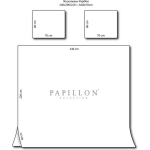 Papillon Dekbedovertrek Rebbel-240 X 200/220 Cm - Wit