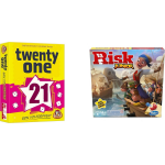 Hasbro Spellenset - Bordspel - 2 Stuks - Twenty One & Risk Junior