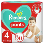 Pampers Baby-dry Pants Luiers Maat 4, 41 Slipjes