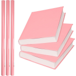 3x Rollen Kadopapier / Schoolboeken Kaftpapier Pastel 200 X 70 Cm - Kaftpapier - Roze