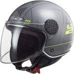 Ls2 Helm Jet Sphere Lux Linus Nardo - Zwart