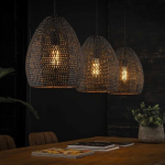 Dimehouse Industriële Hanglamp Armoor 3-lichts - Bruin