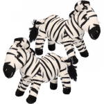2x Stuks Pluche Zebra Knuffel 18 Cm - Knuffeldier