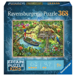 Ravensburger Puzzel 368 Stukjes - Ontsnappingspuzzel Kids - Een Safari In De Jungle