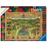 Ravensburger Puzzel 1500 P - Hogwarts / Harry Potter-kaart