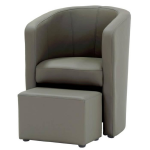 Cstore Nino Fauteuil + Poef - Faux Taupe