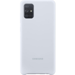 Samsung A71 Zilveren Siliconen Hoes - Grijs
