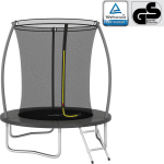 Vidaxl Trampolineset Rond 80 Kg 183x52 Cm - Grijs