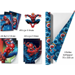Benza Schoolpakket - Spider-man - Voetbal - Kaftpapier En Schriften