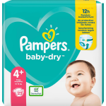 Pampers Baby-dry Maat 4+, 25 Luiers