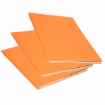Bellatio Decorations 3x Rollen Kraft Kaftpapier 200 X 70 Cm - Kaftpapier - Oranje