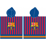 FC Barcelona badponcho 120 x 60 cm katoen/rood - Blauw