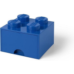 Lego Brick 4 Opberglade - - Azul