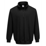 Sweatshirt met rits Sorrento B309 Portwest - Zwart
