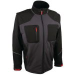 Singer Safety Softshell jas 2 in 1 Verwijderbare mouwen zwart-grijs - Singer