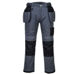 Werkbroek met holsterzakken PW3/grijs T602 Portwest - Zwart