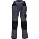 Werkbroek met holsterzakken PW3/zwart T602 Portwest - Grijs