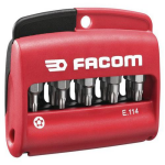 Facom Combinatieset van 10 Torx Plus® Tamper Résistant bits 1/4" - serie 1 - 25 mm + bithouder
