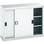 Bott Hoge kast Verso 1300x550x1000mm met schuifdeur en 2 legborden -