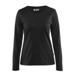 Blaklader T-shirt Dames met lange mouw 3301 - zwart