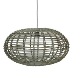 Kidsdepot Pumpkin Hanglamp Rotan ¯ 45 cm x h 27 cm - - Groen