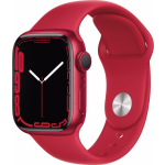 Apple Watch Series 7 41mm RED Aluminium RED Sportband - Rood
